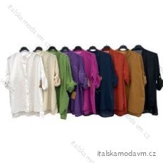 Košile dlouhý rukáv dámská (S/M ONE SIZE) ITALSKÁ MÓDA IMPLM22A82300010