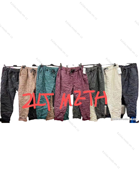 Nohavice strečové dámske nadrozmer (3XL/4XL ONE SIZE) TALIANSKA MóDA IM422998LH