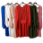 Šaty s kabelkou dlouhý rukáv dámské (M/L ONE SIZE) ITALSKá MóDA IM422BETY/DR červená M/L