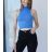 Top s rolákom bez rukávu dámske (S/M ONE SIZE) TALIANSKA MÓDA IMPBB22Z5259