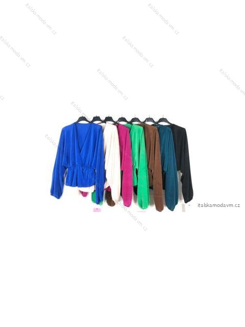 Tunika dlouhý rukáv dámské (S/M ONE SIZE) ITALSKÁ MÓDA IMPBB22B10732
