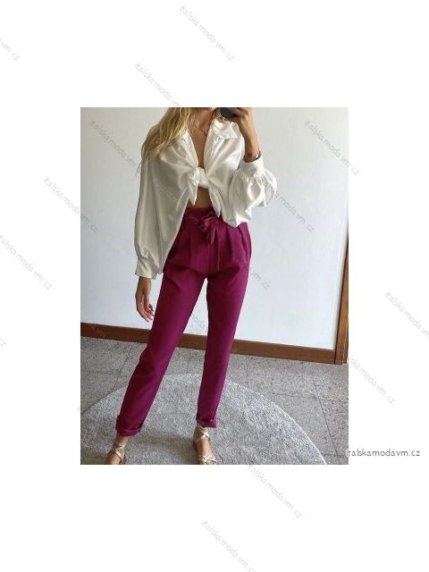 Tunika/halenka košilová dlouhý rukáv dámské (S/M ONE SIZE) ITALSKÁ MÓDA IMPBB22C23956