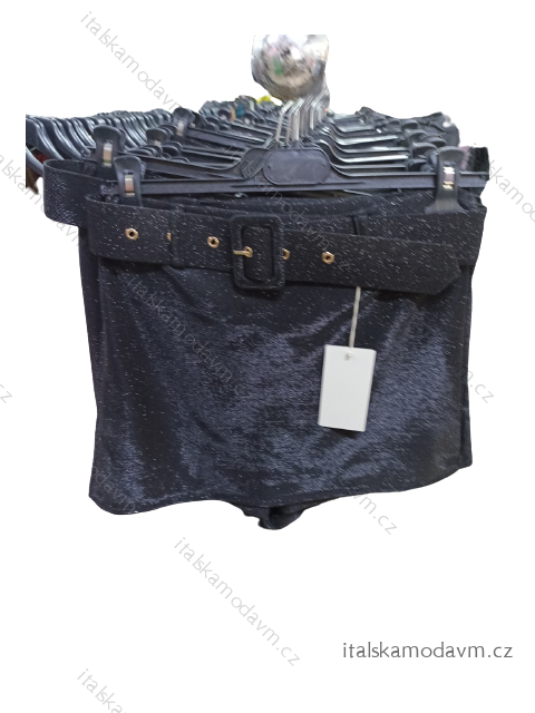Sukňa s opaskom krátka dámska (S/M ONE SIZE) TALIANSKA MóDA IM322317