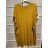 Šaty oversize krátký rukáv dámské nadrozměr (4XL/5XL ONE SIZE) ITALSKÁ MÓDA IM422026/DR