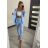 Súprava/komplet elegantné sako a nohavice dámska (M/L ONE SIZE) TALIANSKA MÓDA IMD22276