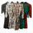 Šaty košilové dlouhý rukáv dámské (S/M/L ONE SIZE) ITALSKÁ MÓDA IMBM22WEST