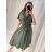 Šaty košeľové krátky rukáv dámske (S/M ONE SIZE) TALIANSKA MÓDA IMPSH22L52267