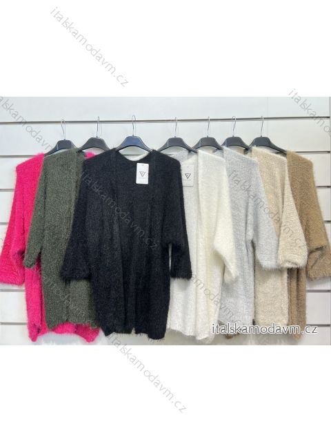 Svetr/cardigan dlouhý rukáv dámská (S/M ONE SIZE) ITALSKÁ MÓDA IMPSH222151