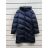 Bunda s kapucňou dlhý rukáv dámska (S-XL) TALIANSKA MÓDA IMPSH22G2295