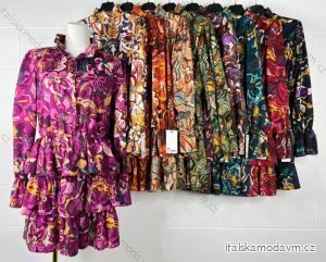 Šaty košilové dlouhý rukáv dámské (S/M ONE SIZE) ITALSKÁ MÓDA IMPBB22B21660