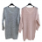 Šaty/svetr prodloužený pletený oversize dlouhý rukáv dámské (XL/2XL ONE SIZE) ITALSKÁ MÓDA IMD22784
