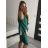 Šaty letní motýlkové krátký rukáv dámské (S/M/L ONE SIZE) ITALSKA MÓDA IMM21671/DR