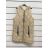 Vesta s kapucí bez rukávu dámská (S/M ONE SIZE) ITALSKÁ MÓDA IMPSH226304