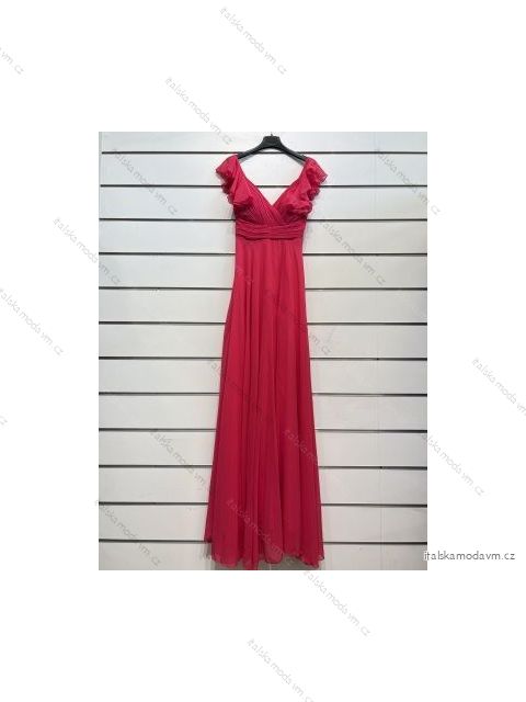 Šaty elegantní dlouhé na ramínka dámské (S/M ONE SIZE) ITALSKÁ MÓDA IMPSH2260023