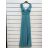 Šaty elegantní dlouhé na ramínka dámské (S/M ONE SIZE) ITALSKÁ MÓDA IMPSH2260023