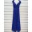 Šaty elegantní dlouhé na ramínka dámské (S/M ONE SIZE) ITALSKÁ MÓDA IMPSH2260023