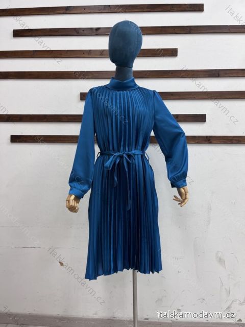 Šaty dlouhý rukáv dámské (S/M ONE SIZE) ITALSKÁ MÓDA IMPDY22LS17942