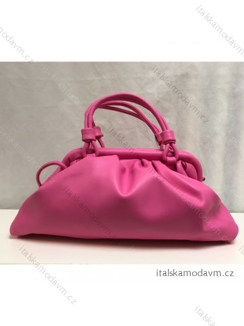 Kabelka dámska (36x22cm) TALIANSKÁ MÓDA IM2621J803/DR ONE SIZE tmavo ružová