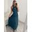 Šaty dlouhé elegantní společenské bez rukávu dámské (L/XL ONE SIZE) ITALSKÁ MÓDA IMM22FS52701/DR L/XL bílá