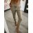 Kalhoty dlouhé strečové dámské (M/L ONE SIZE) ITALSKÁ MÓDA IMD22095/DR M/L Černá