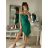 Šaty elegantní carmen krátké bez rukávu dámské (S/M ONE SIZE) ITALSKá MóDA IM322308