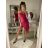 Šaty elegantní carmen krátké bez rukávu dámské (S/M ONE SIZE) ITALSKá MóDA IM322308