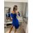 Šaty elegantní carmen krátké bez rukávu dámské (S/M ONE SIZE) ITALSKá MóDA IM322308