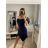 Šaty elegantné carmen krátké bez rukávov dámske (S/M ONE SIZE) TALIANSKA MóDA IM322308/DR