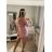 Šaty elegantné carmen krátké bez rukávov dámske (S/M ONE SIZE) TALIANSKA MóDA IM322308/DR