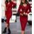 Šaty teplé dlouhý rukáv dámské (S/M ONE SIZE) ITALSKá MóDA IMD22856