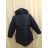 Bunda s kapucí dámská nadrozměr (4XL-8XL) BESS222251 tmavě modrá 7XL