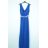 Šaty dlhé spoločenské elegantné bez rukávov dámske (S/M ONE SIZE) TALIANSKA MÓDA IMPSH223598