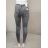 Rifle jeans dlhé dámske (XS-XL) RE-DRESS RED22RE3619-b/DR XS šedá