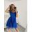 Šaty carmen  dámské (S/M ONE SIZE) ITALSKÁ MÓDA IM322350