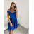 Šaty carmen  dámské (S/M ONE SIZE) ITALSKÁ MÓDA IM322350