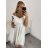 Šaty carmen  dámské (S/M ONE SIZE) ITALSKÁ MÓDA IM322350