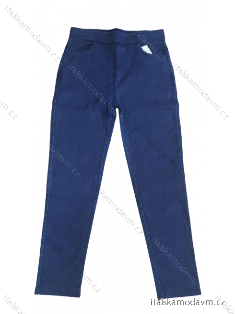 Nohavice džegíny elastické dámske nadrozmerné (L/XL-4XL/5XL) SAL SMILING SAL22AM3006/DR <p>modrá</p> 2XL/3XL