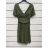 Šaty spoločenské elegantný letný krátky rukáv dámske (S/M ONE SIZE) TALIANSKA MÓDA IMPSH2235981