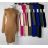 Šaty elegantní dlouhý rukáv dámské (S/M ONE SIZE) ITALSKÁ MÓDA IMPBB22Y22858