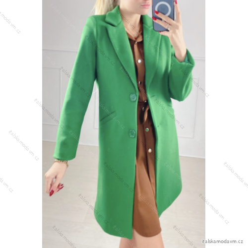 Kabát dlouhý rukáv dámský (S/M ONE SIZE) ITALSKÁ MÓDA IMPBB22D41363