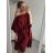 Šaty letné motýlikové krátky rukáv dámske (S/M ONE SIZE) ITALSKA MÓDA IMM22SY19139 černá
