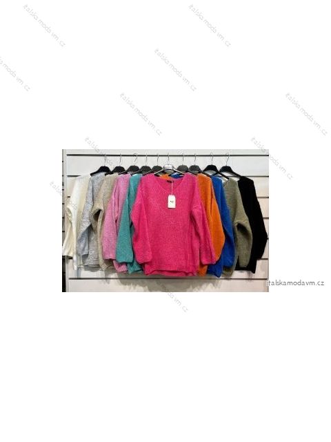 Sveter dlhý rukáv dámska (S/M ONE SIZE) TALIANSKA MÓDA IMPSH221671