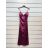 Šaty elegantní společenské na ramínka dámské (S/M ONE SIZE) ITALSKÁ MÓDA IMPSH2291951