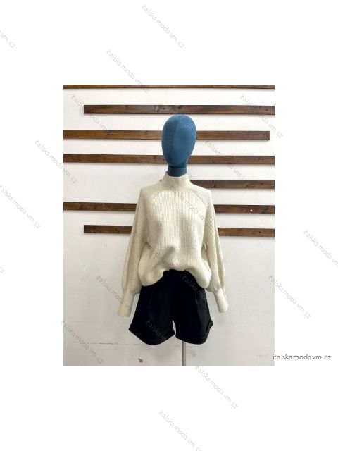 Sveter s rolákom dlhý rukáv dámska (S/M ONE SIZE) TALIANSKA MÓDA IMPDY22JXYMS77703