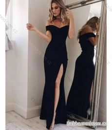 Šaty dlouhé elegantní bez rukávu dámské (S/M ONE SIZE) ITALSKÁ MÓDA IMPBB22L8831