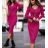 Šaty teplé dlouhý rukáv dámské (S/M ONE SIZE) ITALSKá MóDA IMD22856/DR krémová S/M