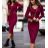Šaty teplé dlouhý rukáv dámské (S/M ONE SIZE) ITALSKá MóDA IMD22856/DR krémová S/M