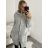 Svetr pletený prodloužený zapínací dlouhý rukáv dámský (M/L/XL ONE SIZE) ITALSKÁ MÓDA IMD22726