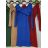 Šaty elegantní dlouhý rukáv dámské (S/M ONE SIZE) ITALSKÁ MÓDA IMWB22323