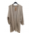 Cardigan pletený dlouhý rukáv dámský (S/M ONE SIZE) ITALSKÁ MÓDA IMPLI227256